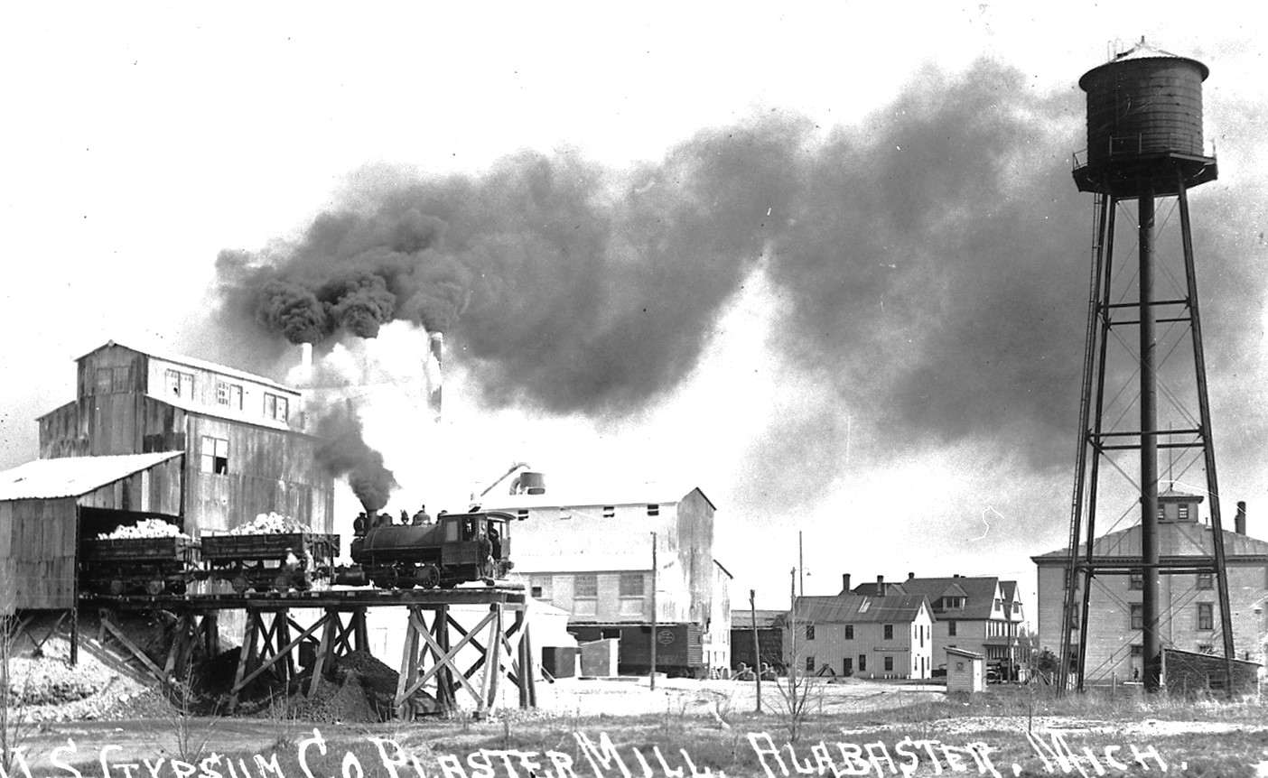 US Gypsum Plant at Alabaster